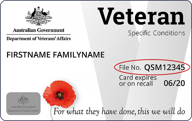 Veteran White Card